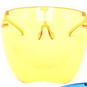 yellow face shield